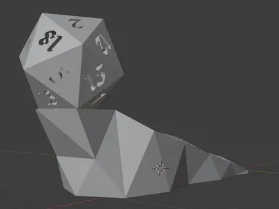 Dungeons and Dragons themed doorstopper ready for 3d printing 3D print model