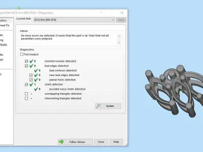 Earring 009 3D print model