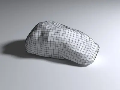 Low poly rock trilobite from neoproterozoic of california Free low-poly 3D model