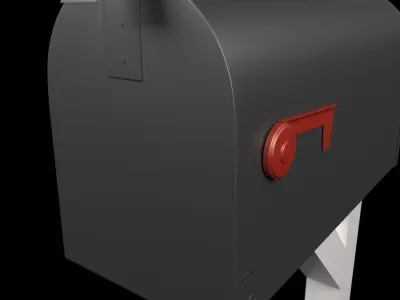 American Mailbox 3D model