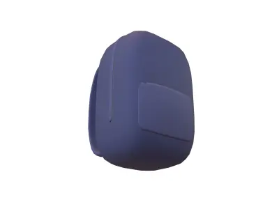 Cartoon Backpack V1 005 Low-poly 3D model