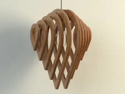 Water Drop Lamp 3D model