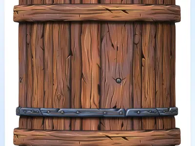 Stylized Wood Seamless Texture Texture