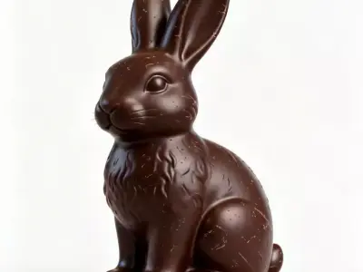 Realistic Artisan Easter And Spring Decor Collection 3D Model Pack