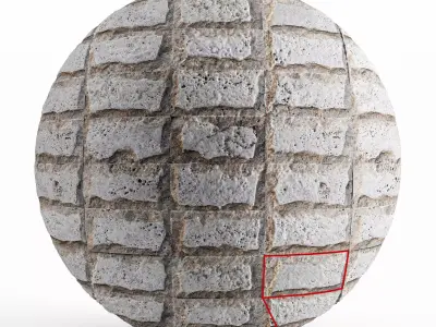 Multi-texture from natural stone blocks - 18pcs Texture