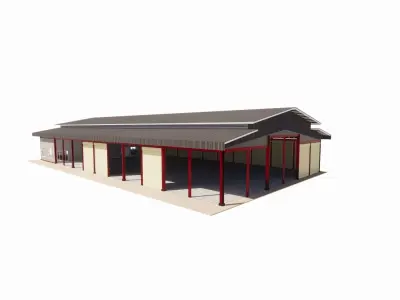 Warehouse-Warehouse Building 3D model