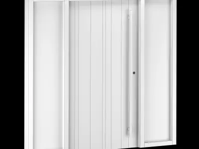 Exterior Large Doors 3D model 4