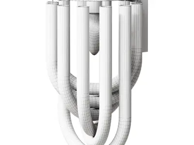 Murano wall lamp L07321 3D model