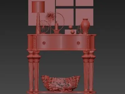 chest of drawers 3 3D model