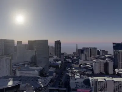 3D USA - Las Vegas City photogrammetry 1  3D model