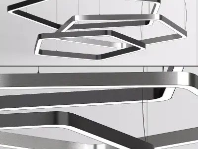 Pentagon Hanging Lamp by Forstlight 3D model