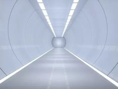 Sci Fi Corridor 3D model