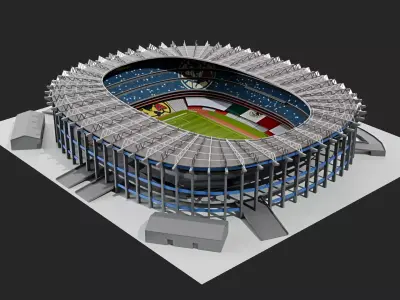 Azteca Stadium 3D 3D model