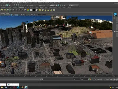High Poly Belihoma City 3D model