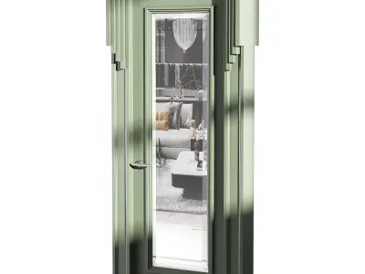 Modern entrance door 49 3D model