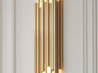 Modern Crystal Wall Lamp 3D model