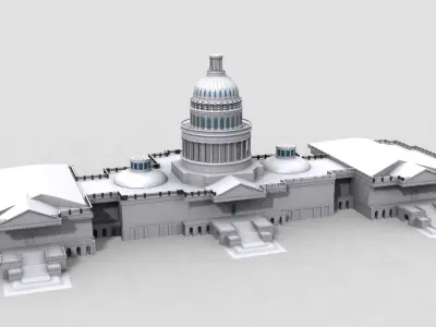 United States Capitol Building 3D model