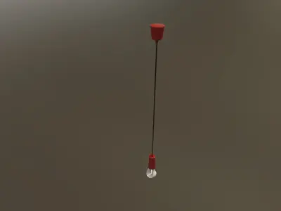 Plumen Light Fixture Drop Cap Plumen 002 Free 3D model