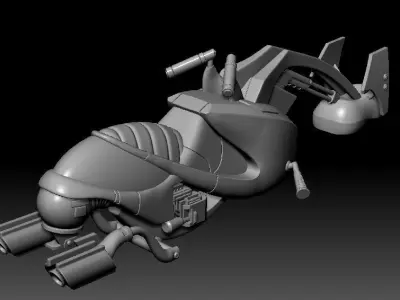 Flare-S Swoop Bike One12 Scale STL Files 3D print model