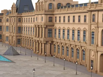 Louvre Palace, Paris. 