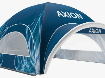 Tents Square inflatable Axion 3D model