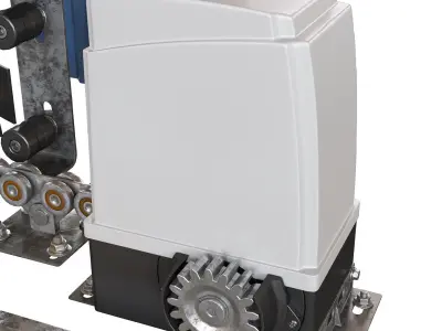 Sliding Gate Automation and Aaccessories 3D model