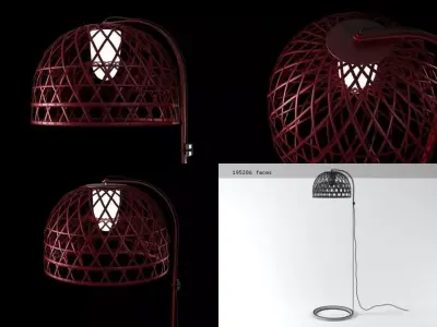 Emperor floor lamp 3D model