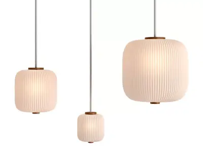 Opal Pendant EK61 Set by Esben Klint 3D model
