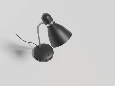 Lamp-Low poly table lamp with shade Low-poly 3D model