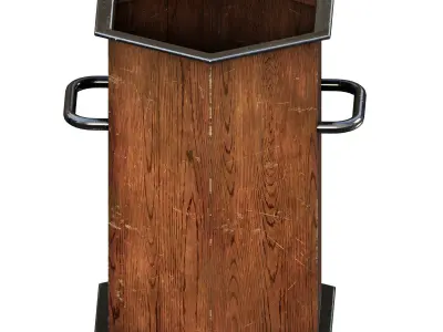 Trash bins Low-poly 3D model purchase