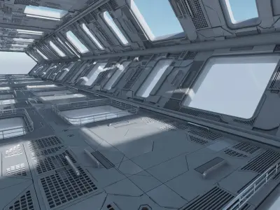Sci-Fi Interior 103 3D model