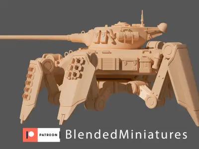 M4 sherman mech 3D print model