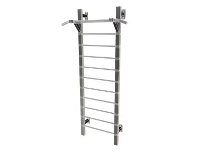 Wall Mounted Stall Bars with Pull Up Bar 3D model