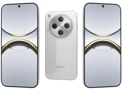 Oppo Find X8 Floating Light White 3D model