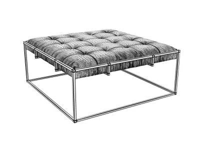 Oxford Coffee Table 3D model