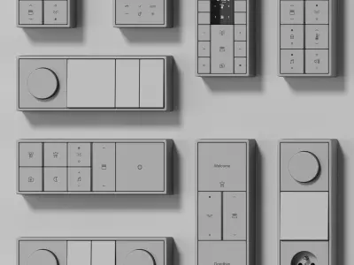 JUNG LS Cube  KNX Smart Home kit 50 items  3D model