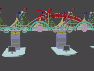 disney land  3D model