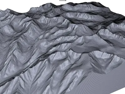 Mount Whitney California USA 3D model