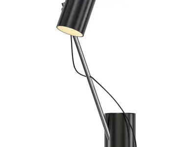 ED005 table lamp with metal base 3D model