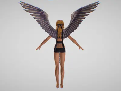 Angel - Shin Megami Tensei Liberation Dx2 - Plus Animations Low-poly 3D model