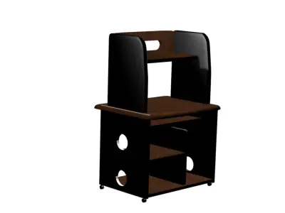 Computer table 3D model