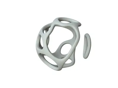 SciFi Cube Object No 38357 Low Poly Shape Texture