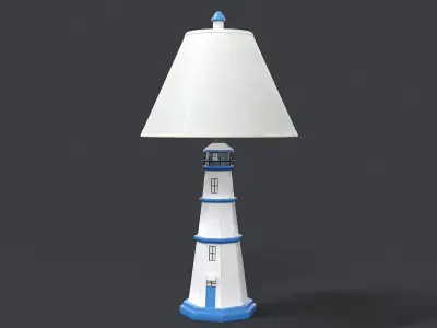 Lighthouse table lamp 3D model