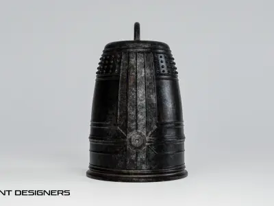 Japanese Temple Bell 3D model