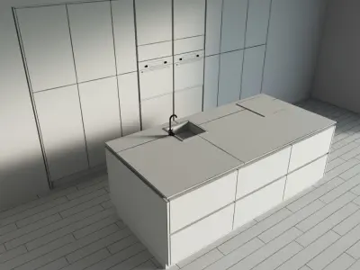 95-Kitchen11 texture 8 3D model