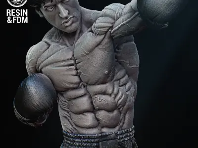 Wicked Movies Rocky Sculpture Tested for 3D printing 3D print model