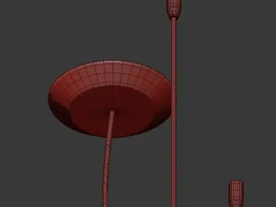 Light4 Silhouette Chandelier 3D model
