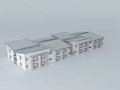 Studio Apartments Free 3D model