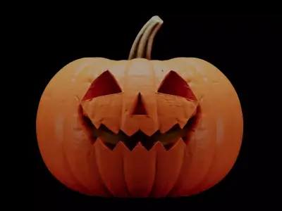 Pumpkin for Halloween 3D model