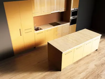 103-Kitchen7 glossy 9 3D model